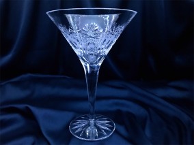Krištáľový pohár na martini 288/250/160/sada 6 ks