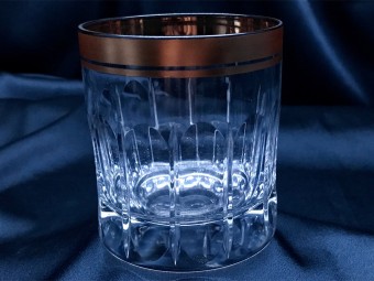 Krištáľový pohár na whisky OF288/890/250/C77+AU/sada 6 ks